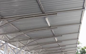 installing Llawhaden metal roofing